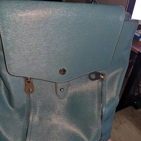 Lodis Bel-Air Odie teal colored backpack - Picture 10 of 15